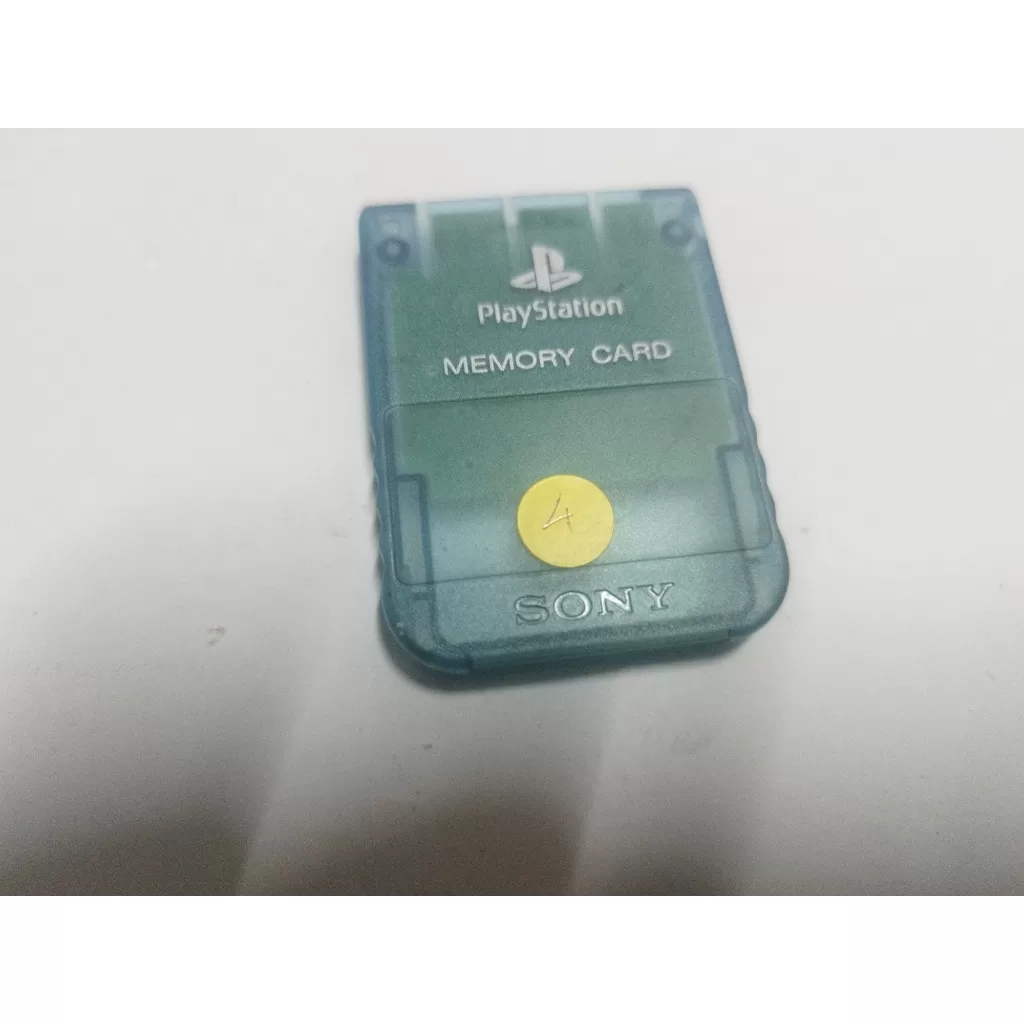 Used PS1 Original Memory Card Special with colour edition