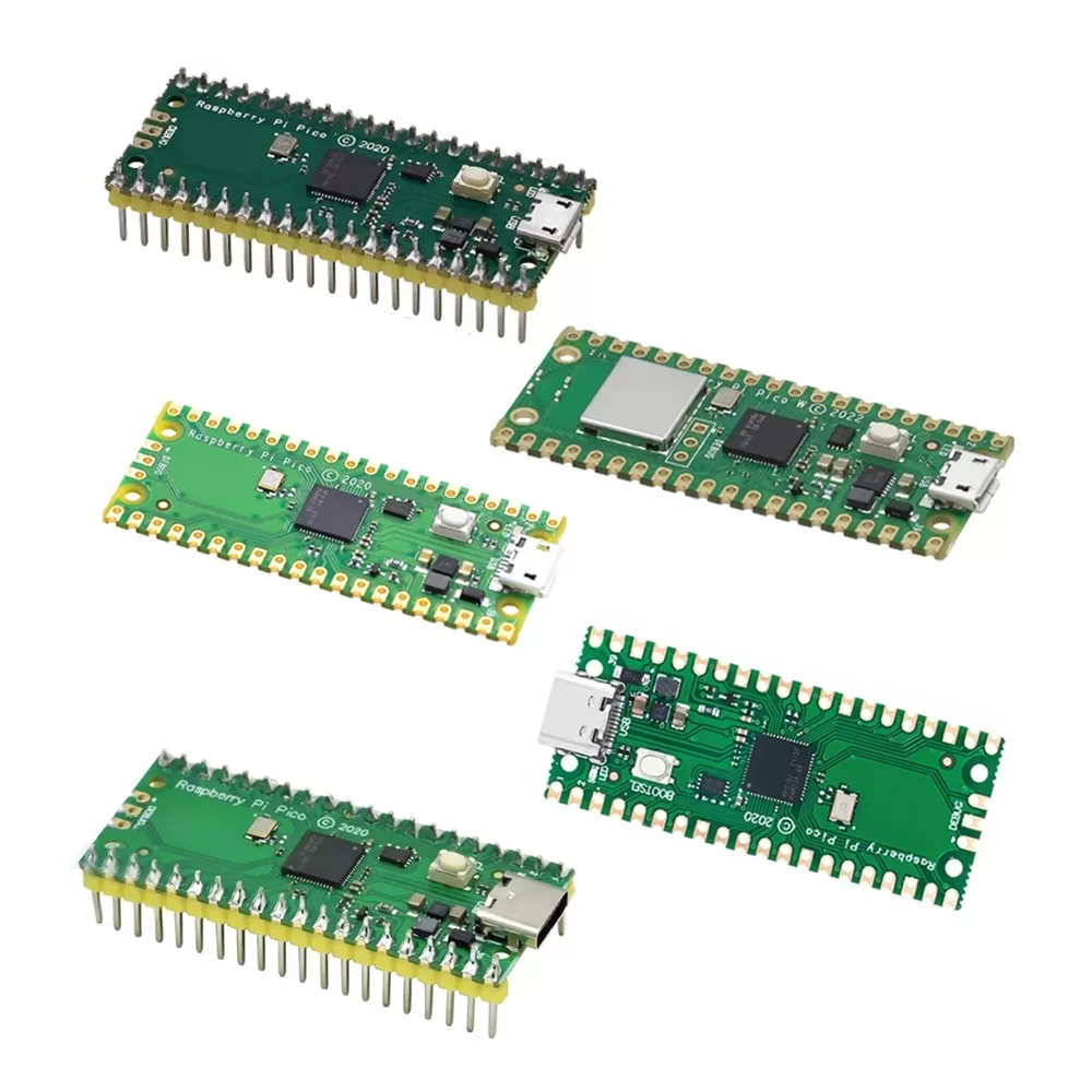 Raspberry Pi Pico Board RP2040 MICRO Dual-Core 264KB ARM Low-Power Microcomputers High-Performance Cortex-M0+ Processor