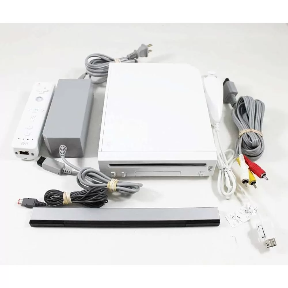 Nintendo Wii Console Machine Mesin White mod/jailbreak (Original) + 320GB HDD FULL GAME(180++ Games) [Ready Stock]